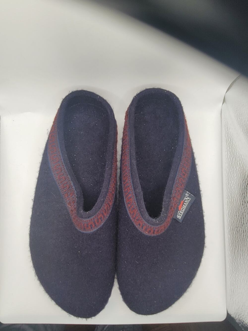 Stegmann Women's Original 100% Wool Slip On Clog - Black - Size EU 38 US 7.5